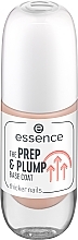 Духи, Парфюмерия, косметика Базовое покрытие для ногтей - Essence The Prep & Plump Base Coat