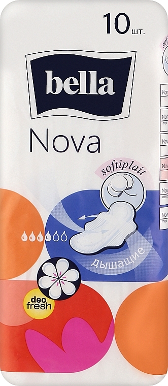 Гігієнічні прокладки Nova Deo Fresh, 10 шт - Bella — фото N1