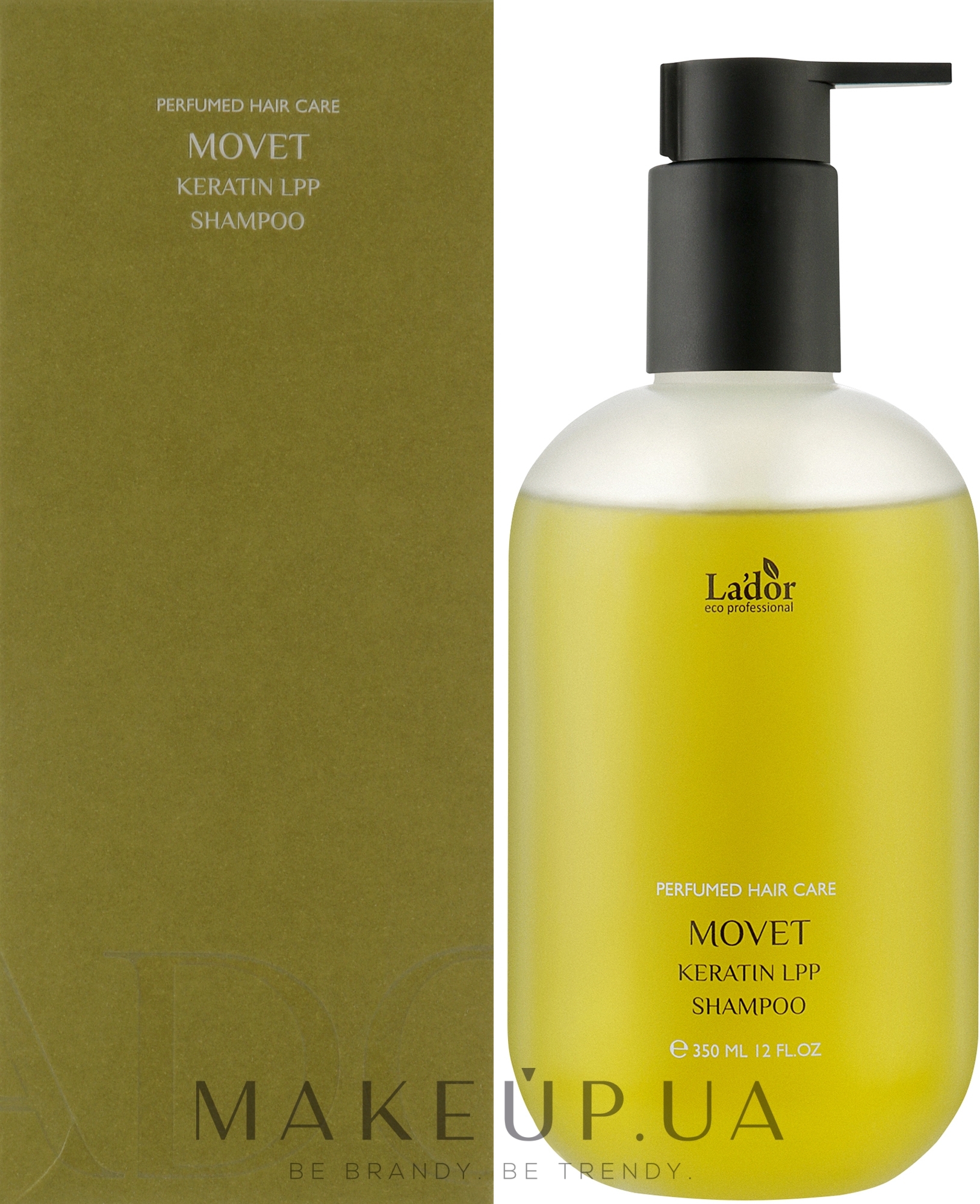 Парфюмированный шампунь для волос с кератином - La'dor Keratin LPP Shampoo Movet — фото 350ml