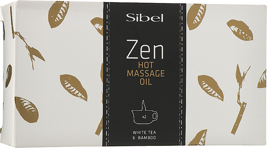 Набір - Sibel Zen Hot Massage Oil (b/oil candle/2х80g) — фото N1