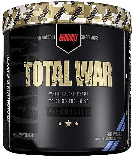 Предтренировочный комплекс - RedCon1 Total War Preworkout Blue Raspberry — фото N1