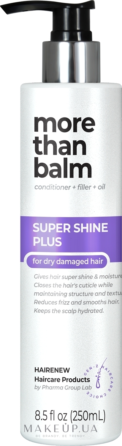 Бальзам для волос "100% зеркальный блеск" - Hairenew Super Shine Plus Balm Hair — фото 250ml