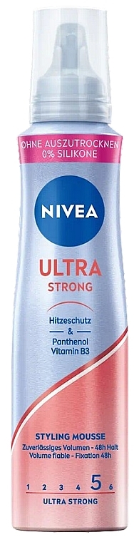 Мусс для волос - Nivea Hair Care Styling Mousse Ultra Strong  — фото N1