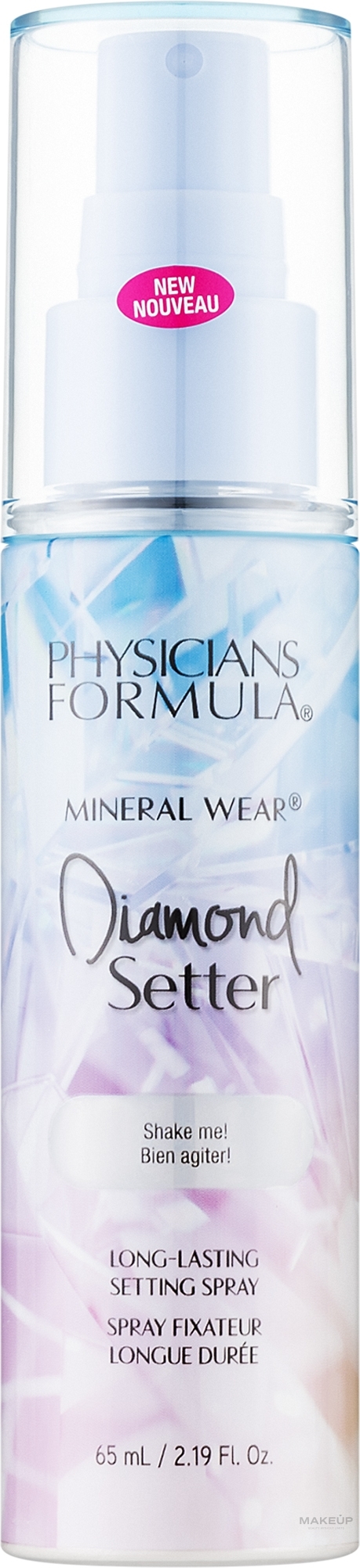 Спрей-фиксатор макияжа - Physicians Formula Mineral Wear Diamond Setter — фото 65ml