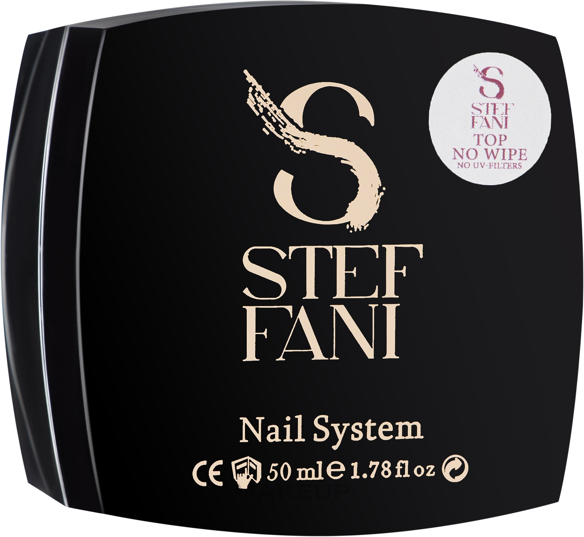 Топ для гель-лака без липкого слоя без УФ-фильтра - Steffani Top Non Wipe No UV Filters — фото 50ml