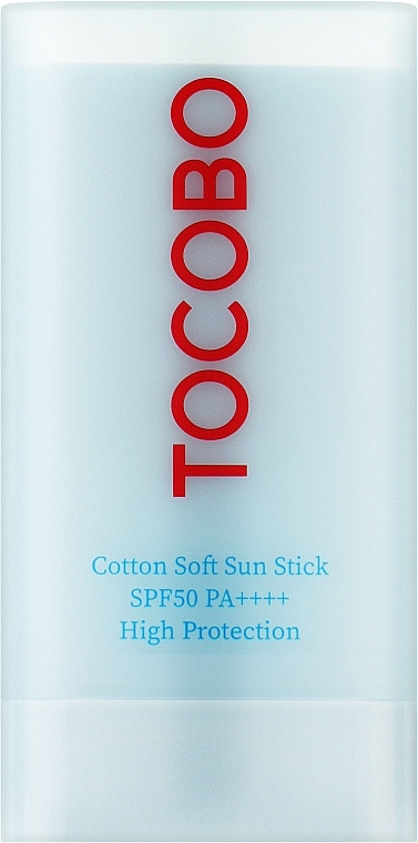 Солнцезащитный крем в стике - Tocobo Cotton Soft Sun Stick SPF50+ PA++++