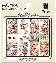 Духи, Парфюмерия, косметика Наклейки для дизайна ногтей - Moyra Nail Art Stickers