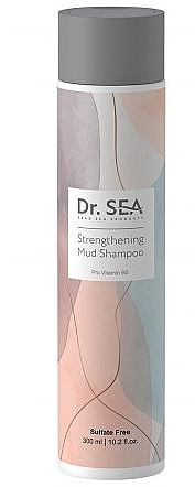Шампунь укрепляющий для волос с провитамином В5 - Dr.Sea Strengthening Mud Shampoo — фото N1