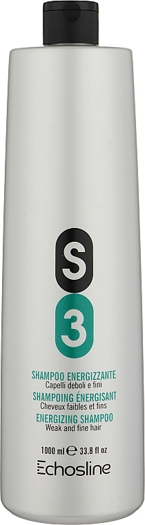 Зміцнюючий шампунь для тонкого і ослабленого волосся - Echosline S3 Invigorating Shampoo — фото N6