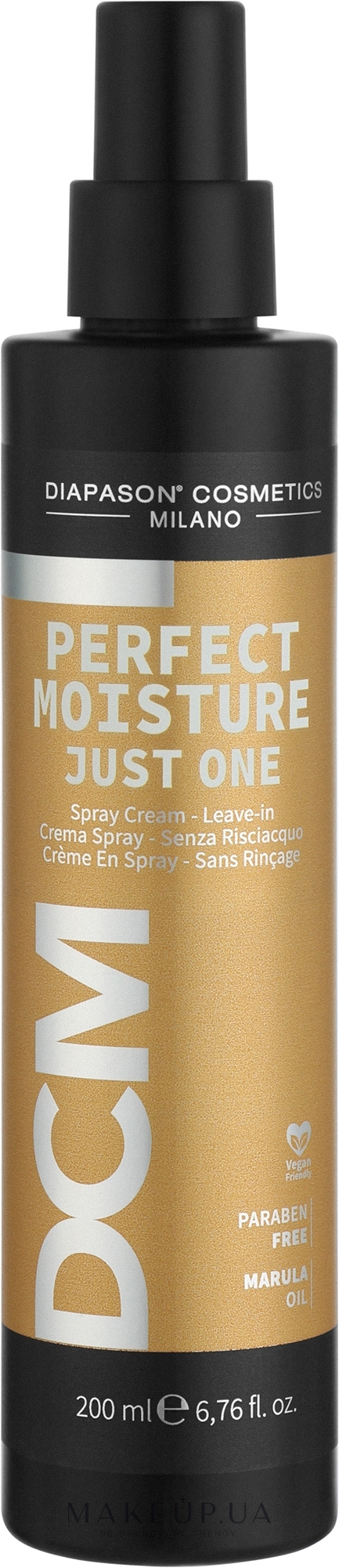 Зволожувальний крем-спрей для волосся - DCM Perfect Moisture Just One Spray Cream Leave-in — фото 200ml
