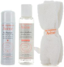 Парфумерія, косметика Набір "Ніжне очищення шкіри" - Avene (term/50ml + lotion/100ml + рушник)