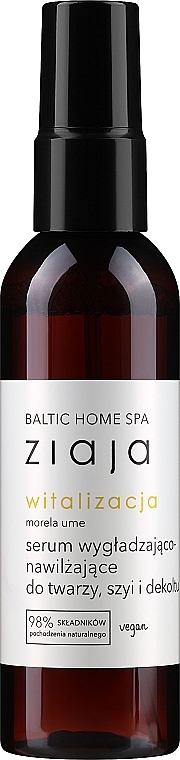 Разглаживающая и увлажняющая сыворотка для лица, шеи и зоны декольте - Ziaja Baltic Home Spa Witalizacja