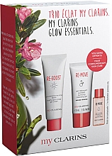 Духи, Парфюмерия, косметика Набор - Clarins My Clarins Glow Essentials (f/cr/50ml + cl/gel/30ml + mic/water/10ml)