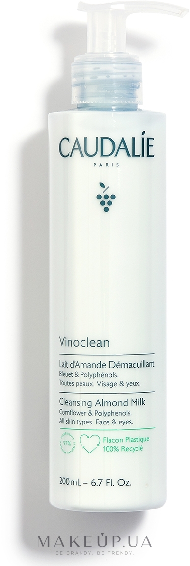 Молочко миндальное для снятия макияжа - Caudalie Vinoclean Cleansing Almond Milk — фото 200ml