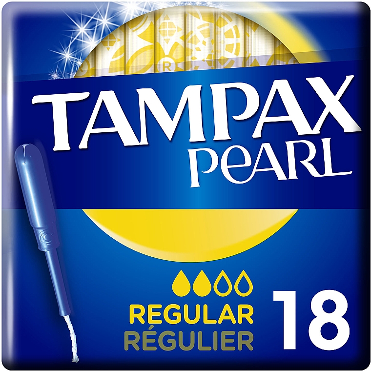 Тампоны с аппликатором, 18шт - Tampax Pearl Regular