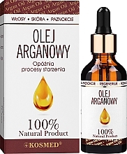 Арганова олія 100 % для обличчя, волосся та нігтів - Kosmed Argan Oil — фото N2