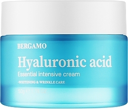 Парфумерія, косметика Крем для обличчя з гіалуроновою кислотою - Bergamo Hyaluronic Acid Essential Intensive Cream