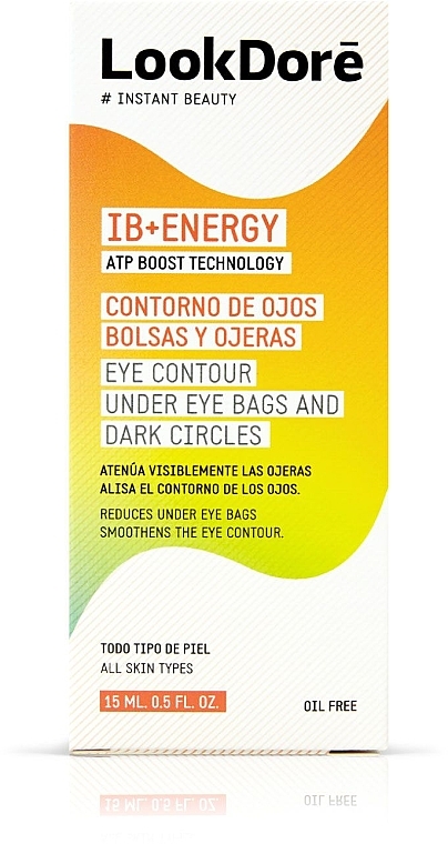 Легкий крем-флюїд для області навколо очей - LookDore IB+Enrgy Eye Contour Cream — фото N3
