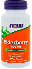 Парфумерія, косметика Капсули "Здоровий імунітет. Бузина", 500 мг - Now Foods Elderberry
