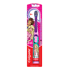 Дитяча електрична зубна щітка, суперм'яка, Barbie, фіолетова 2 - Colgate — фото N3