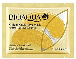 Духи, Парфюмерия, косметика Гидрогелевые патчи с золотой икрой - Bioaqua Golden Caviar Eye Mask