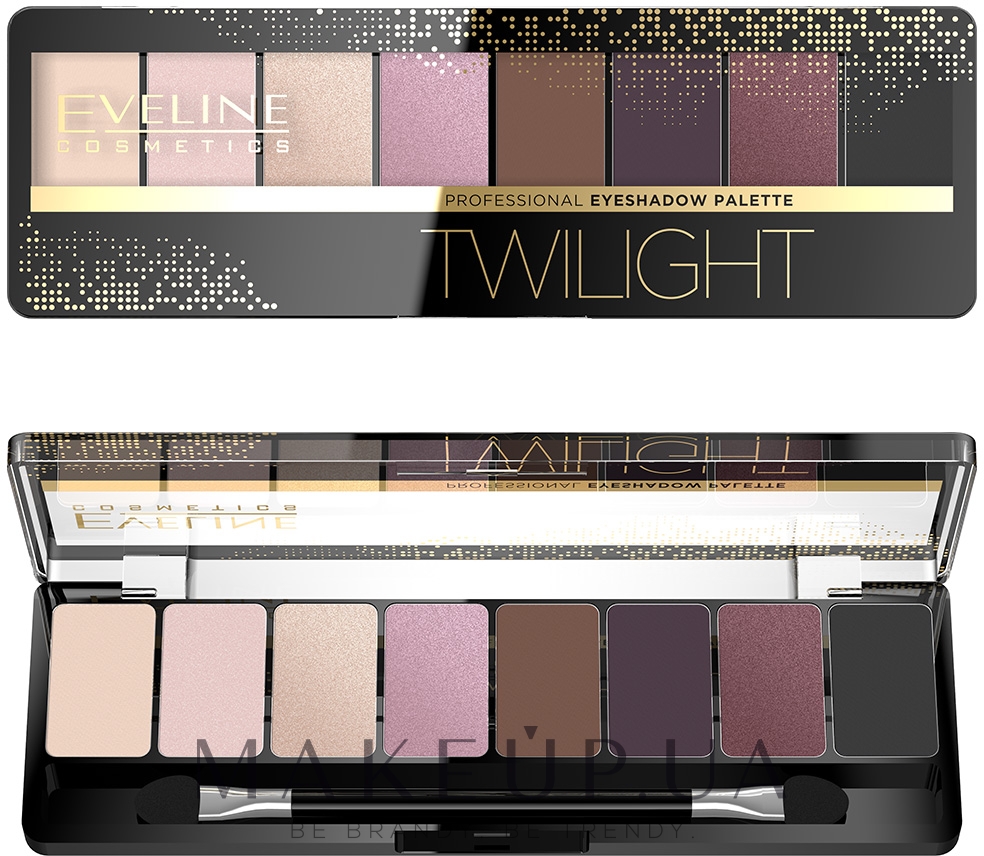 Палетка тіней для повік - Eveline Cosmetics Eyeshadow — фото Twilight
