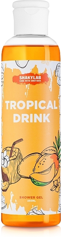 Гель для душу "Tropical Drink" - SHAKYLAB Natural Shower & Bath Gel — фото N1