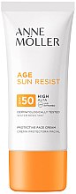 Духи, Парфюмерия, косметика Солнцезащитный крем для лица - Anne Moller Age Sun Resist Protective Face Cream SPF50