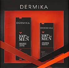Набор - Dermika 100% For Men (f/cr/50ml + eye/cr/15ml) — фото N1
