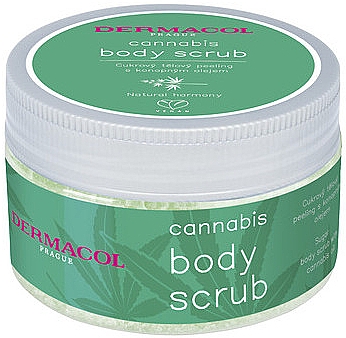 Конопляный скраб для тела - Dermacol Cannabis Body Scrub — фото N2