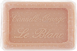 Натуральне мило в жерстяній упаковці "Апельсин-кориця" - Le Blanc Cannelle & Orange Soap — фото N2