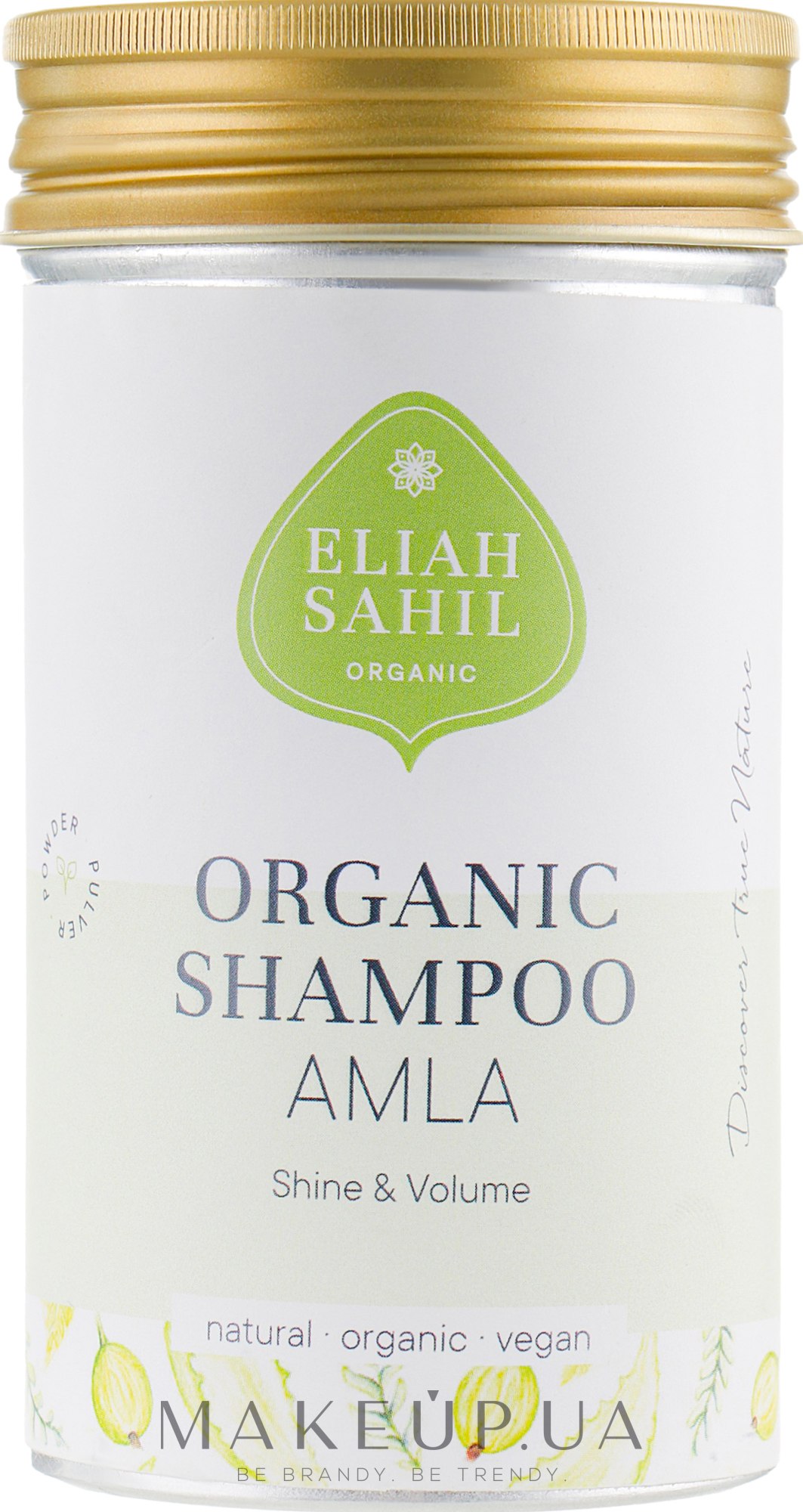 Органический шампунь-порошок "Амла" - Eliah Sahil Organic Shampoo  — фото 100g