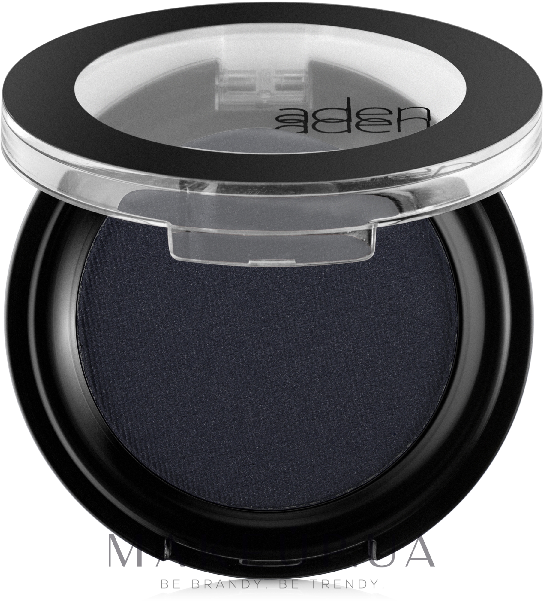 Матовые тени для век - Aden Cosmetics Matte Eyeshadow Powder — фото 01 - Black