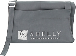 Фирменный фартук, серый, 79х65 см - Shelly — фото N1