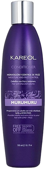 Кондиционер для волос "Увлажнение и контроль объема" - Kareol Murumuru Moisture And Frizz Control Conditioner — фото N1