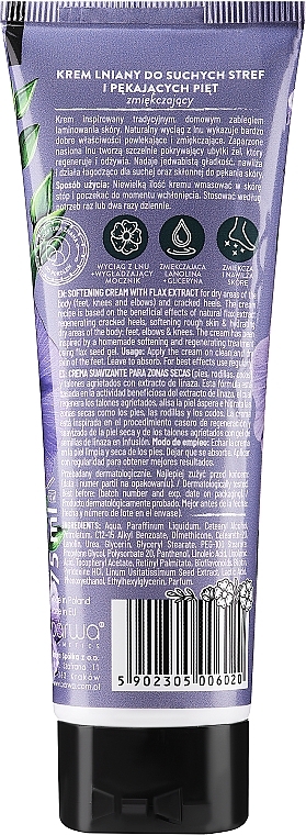 Смягчающий крем для тела с экстрактом льна - Barwa Harmony Cream To Soften Dry Areas Of Body With Flax Extract — фото N2