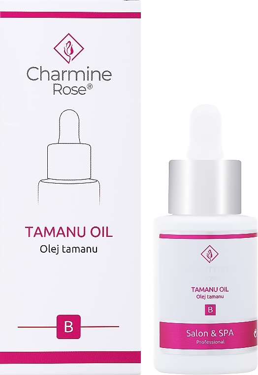 Масло таману для лица и тела - Charmine Rose Tamanu Oil (с пипеткой) — фото N1