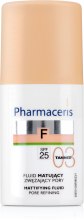 Парфумерія, косметика Матуючий тональний флюїд - Pharmaceris F Mattifying Fluid Pore Refining SPF 25