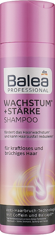 Профессиональный шампунь для ослабленных волос "Рост и сила" - Balea Professional Wachstum + Starke — фото N2