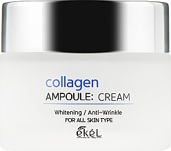 Увлажняющий крем для лица - Ekel Collagen Ampoule Whitening Anti-WrinKle Cream — фото N2