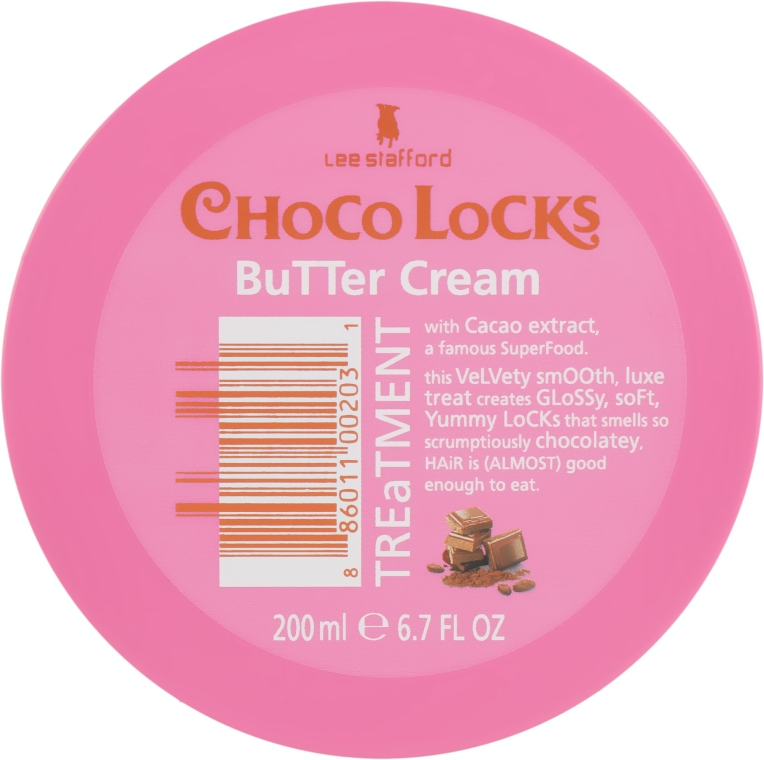 Маска-крем для придания гладкости волосам с экстрактом какао - Lee Stafford Choco Locks