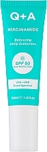 Балансирующий солнцезащитный крем для лица - Q+A Niacinamide Balancing Daily Sunscreen SPF 50 — фото N1