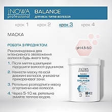 Маска для всех типов волос - JNOWA Professional 3 Balance Hair Mask — фото N3