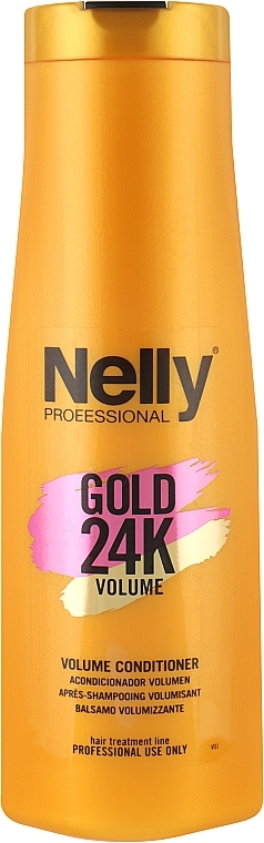 Кондиционер для обьема волос "Volume" - Nelly Professional Gold 24K Conditioner — фото N1