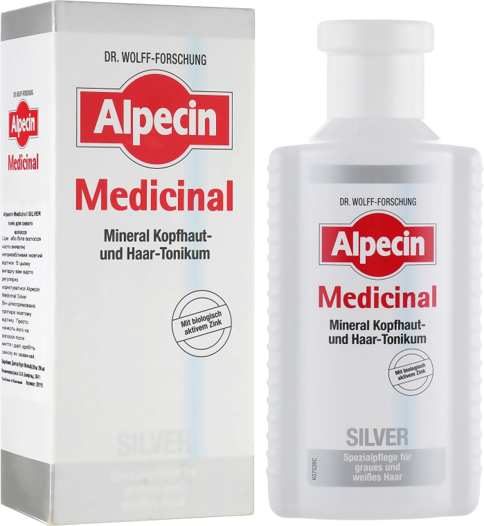 Тоник для седых волос - Alpecin Medicinal Silver — фото N1
