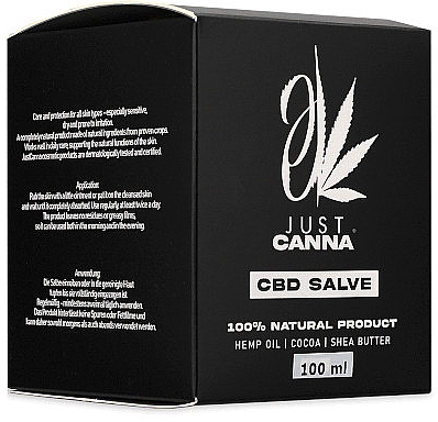 Мазь з олією каннабідіолу - Just Canna CBD Salve — фото N3