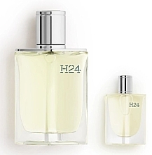 Hermes H24 Eau De Toilette - Набір (edt/100ml + edt/5ml + f/cr/20ml) — фото N1