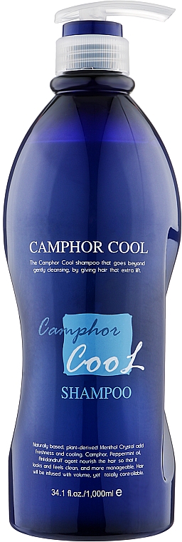 Охолоджувальний бактерицидний шампунь для волосся - PL Cosmetic Camphor Cool Shampoo — фото N1