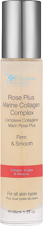 Комплекс для лица с розой и морским коллагеном - The Organic Pharmacy Rose Plus Marine Collagen Complex — фото N1