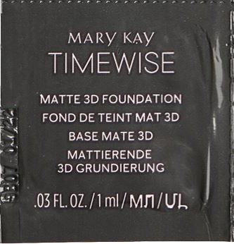 Матова тональна основа - Mary Kay Timewise Matte 3D Foundation (пробник) — фото N1